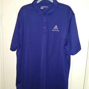 Nike Golf Dri-Fit Blue Short Sleeve Polo Shirt Men's sz XXL